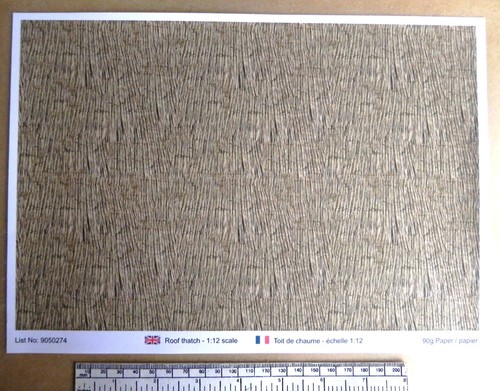 Papier toiture chaume - toiture,