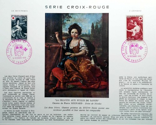 Pierre mignard croix - pierre, rouge