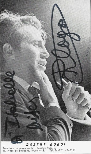 Carte postale signée par - carte,