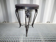 ANCIEN POUF TABOURET A VOLUTE