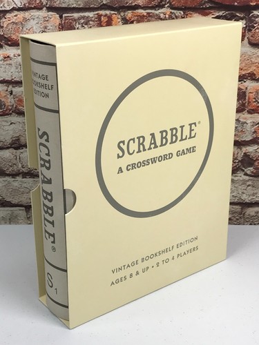 Scrabble vintage bookshelf - vintage,