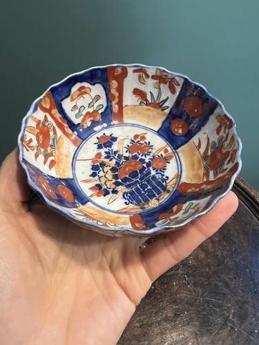 Bol porcelaine peinte imari - porcelaine,