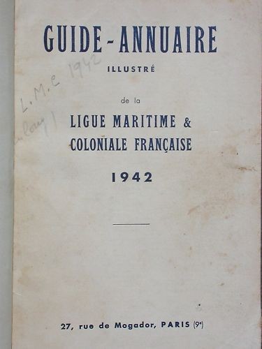 Colonie ligue maritime - -,