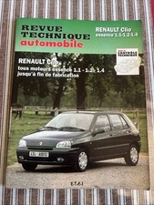 revue technique RENAULT CLIO 1.1 1.2 1.4 ESSENCE Moteurs Cleon Energy
