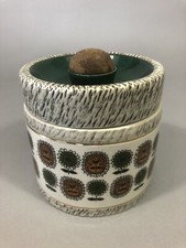 Céramique JACQUES BREUGNOT Pot couvert Vintage signé Années 50