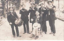 ORCHESTRE / GROUPE MUSICIENS Amateurs   (carte photo)