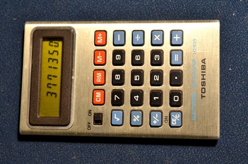 Toshiba lc830 calculatrice - toshiba,