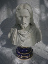 Grand buste christ - drape, en