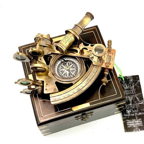 Ancienne boussole sextant - ancienne, de