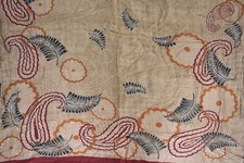 Tissu sari indien beige