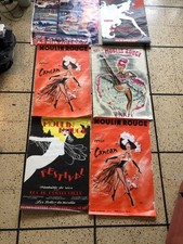 lot d affiches originales de la revue moulin rouge