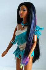 Disney Pocahontas Doll Color Splash Hair Doll – Mattel 1995