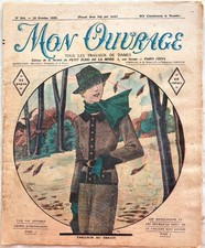 MON OUVRAGE n°304 du 15 Octobre 1935 revue ancienne mode couture broderie tricot