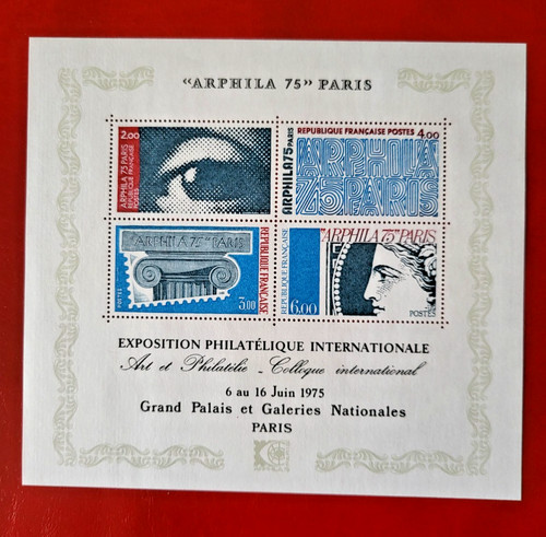 1975 france bloc arphila - france, 7