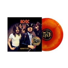 AC/DC - Highway to Hell  50th Anniversary Marble Red & Orange Hellfire Color NEW