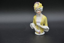 HALF DOLL - élégante MARQUISE - Porcelaine - Deutschland - 1925 - Art Déco - Col