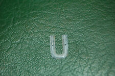 Ancienne - petite Lettre Enseigne En plomb - Mobilier Industriel : U - 1,7 cm -