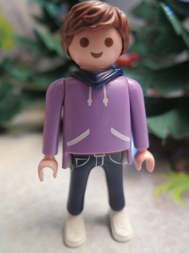 Homme violet blanc spécial - violet,