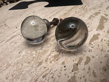 paire de poignée en verre