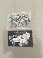 71 MACON  -carte postale ancienne lot 2 cartes souvenir