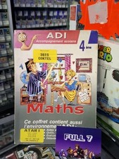 Adi application accompagnement scolaire 4eme maths Atari ST. BE. Testé. VF