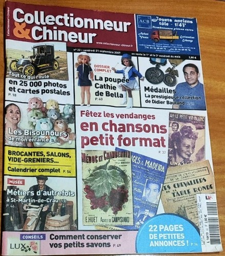 Collectionneur chineur 2007 - collectionneur,
