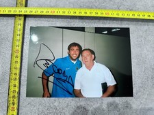 Photo Picture Photo Inter Recoba Autographe Signé Sans Maillot Match