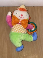 Peluche doudou hochet "Clown" Corolle 27cm  2003