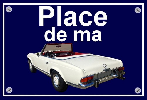 Plaque place ma - de, mercedes