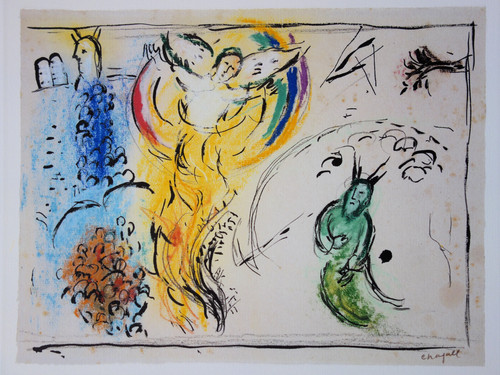 Marc chagall moïse devant - marc,