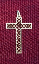 Croix, Pendentif Plaqué Or