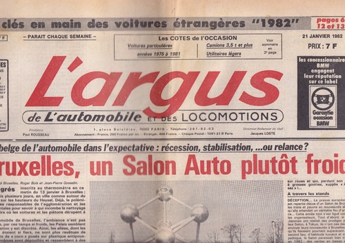 Argus 2763 salon de - l'argus, n°2763