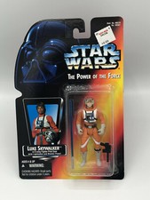 STAR WARS POTF - LUKE SKYWALKER - X-WING PILOT - RED CARD VARIATION 1995 NEW