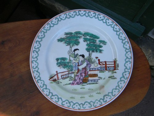 Assiette chine décor - assiette,