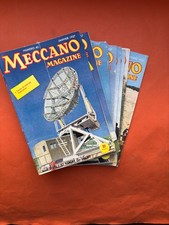 LOT 10 NUMEROS MECCANO MAGAZINE 1957 DINKY TOYS BON ETAT