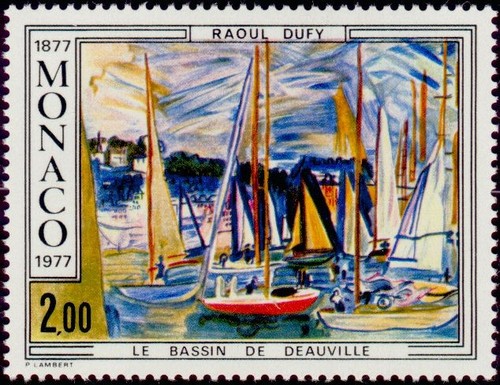 Timbre monaco 1097 raoul - monaco,
