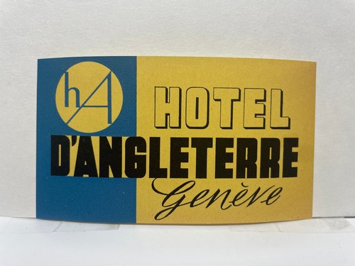 Hotel angleterre genève - d'angleterre,