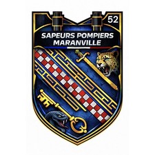 Ecussons pompiers maranville - pompiers,