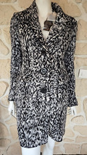 Manteau motif léopard taille