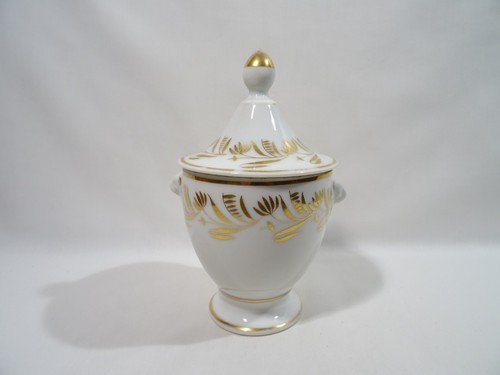 Ancien pot couvert sucrier - couvert,