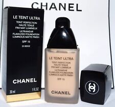 Fond de teint Chanel Le Teint Ultra Ultrawear Flawless N°20 Beige 30 ml.