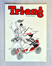 RARE carton publicitaire TRI-ANG "voiture à pédales, tracteurs, jouets " 40x29cm