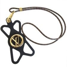 Louis Vuitton Louise Support Téléphone iPhone Smartphone Cover Monogramme Noi...