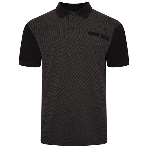 Chemise polo imprimée - chemise, black