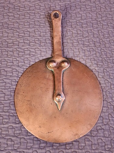 Ancien couvercle cuivre - ancien,