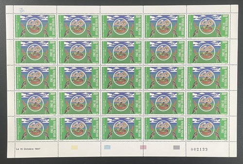 Congo 1987 816 planche 40e - 1987, yt