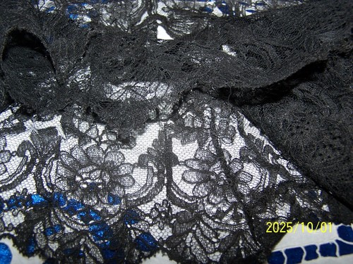 Dentelle ancienne tulle - dentelle,
