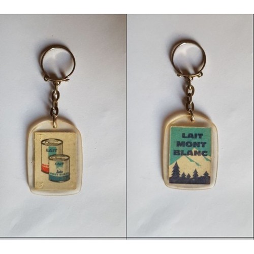 Porte clés lait mont blanc - lait,