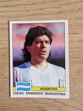Maradona Panini ITALY 1990 Kellogg's H128 rare French Edition Frosties