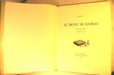 DIDEROT LE NEVEU DE RAMEAU ILLUSTRATIONS PHILIPPE LEDOUX MONCEAU NUMEROTE 1/987